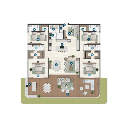 Penthouse + 4H + HS