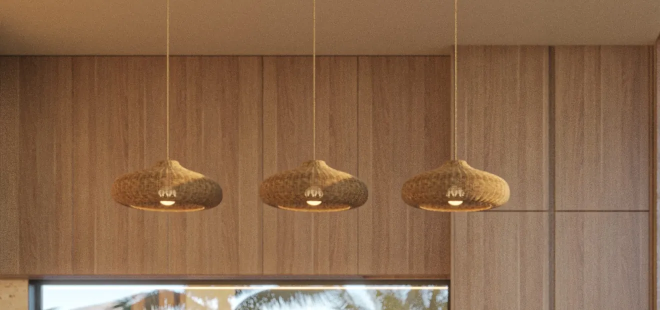 Madera natural en cocina